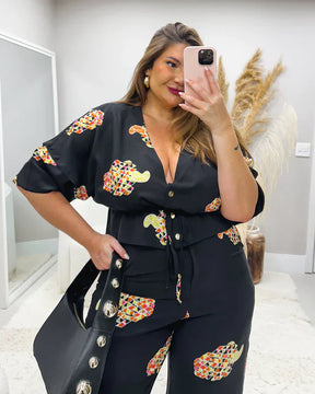 Conjunto Luxe Paris II – 2 Peças – Plus Size