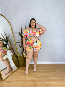 Conjunto Elegance California II – 2 Peças – Plus Size