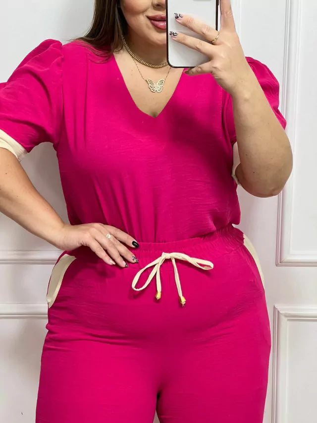 Conjunto Elegance Vancouver II – 2 Peças – Plus Size